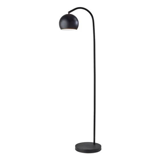 Kirkland's Home Modern Globe Shade Floor Lamp- Floor Lamps