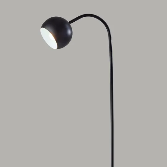 Kirkland's Home Modern Globe Shade Floor Lamp- Floor Lamps