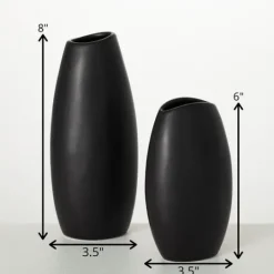 Kirkland's Home Modern Matte Ceramic Vases, Set Of 2- Vases