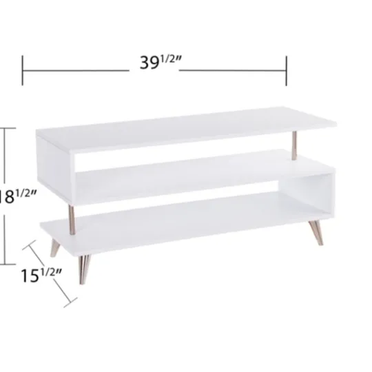 Kirkland's Home Modern Shape Tv Stand- Tv Stands & Media Consoles