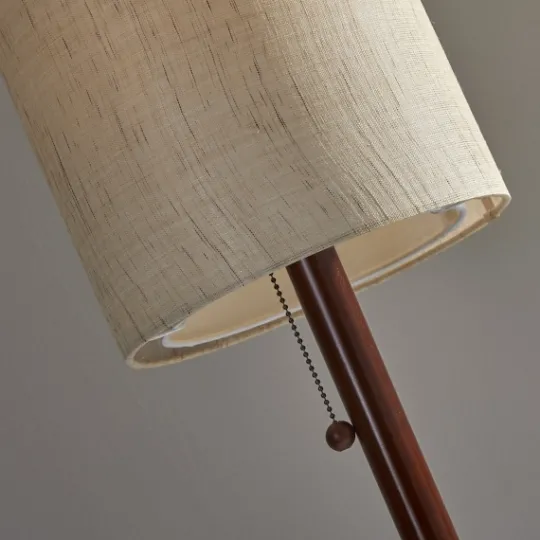 Kirkland's Home Modern Wood Emma Floor Lamp- Floor Lamps