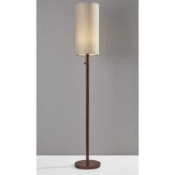 Kirkland's Home Modern Wood Emma Floor Lamp- Floor Lamps