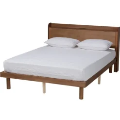 Kirkland's Home Modern Wood Full Platform Bed- Beds & Headboards
