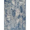 Kirkland's Home Molly Blue Mottled Abstract Outdoor Rug, 8X10- Outdoor Rugs