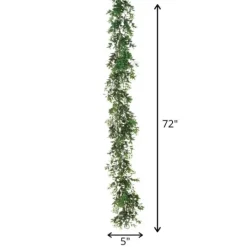 Kirkland's Home Monochromatic Boxwood Garland, 72 In.- Arrangements & Greenery