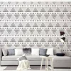 Kirkland's Home Monochrome Geo Peel And Stick Wall Mural- Wall Murals & Wall Decals