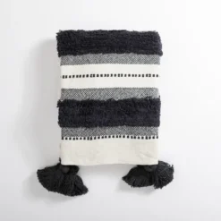 Kirkland's Home Montauk Cotton Tufted Throw- Blankets & Throws