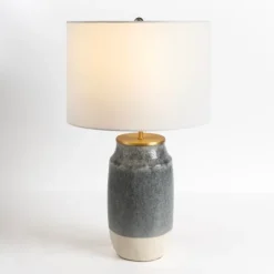 Kirkland's Home Montgomery Two-Tone Speckled Table Lamp- Table Lamps