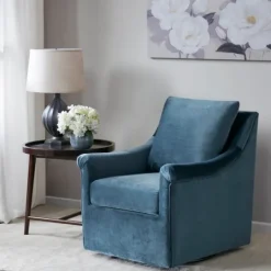 Kirkland's Home Mora Swivel Accent Chair- Accent Chairs