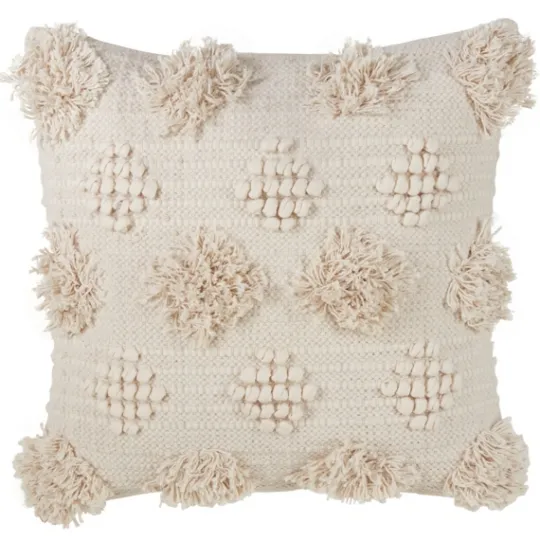Kirkland's Home Moroccan Tufted Pom Pom Throw Pillow- Pillows