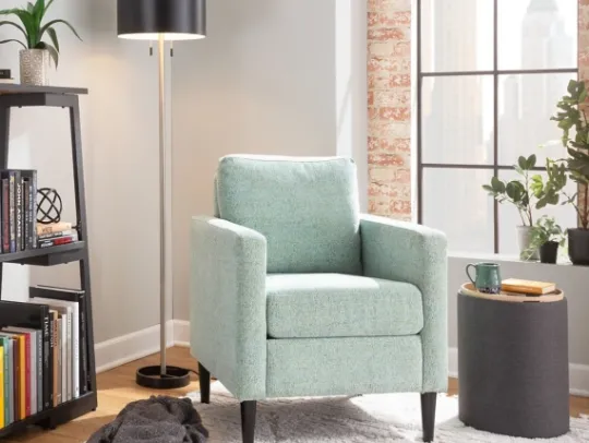 Kirkland's Home Mossy Contemporary Upholstered Accent Chair- Accent Chairs