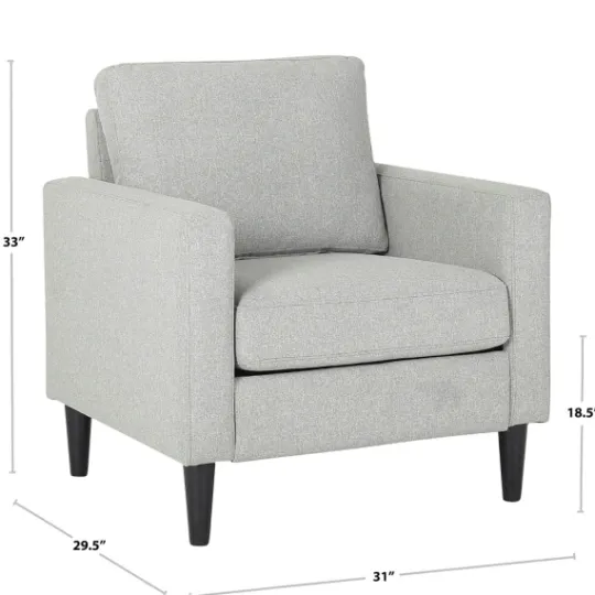 Kirkland's Home Mossy Contemporary Upholstered Accent Chair- Accent Chairs
