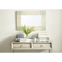 Kirkland's Home Mother Of Pearl Mosaic Wall Mirror- Decorative Mirrors