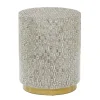 Kirkland's Home Mother Of Pearl Sells Wood Base Accent Table- Accent & End Tables