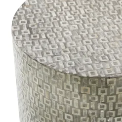 Kirkland's Home Mother Of Pearl Sells Wood Base Accent Table- Accent & End Tables