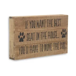 Kirkland's Home Move The Dog Wall Sign- Wall Quotes & Signs