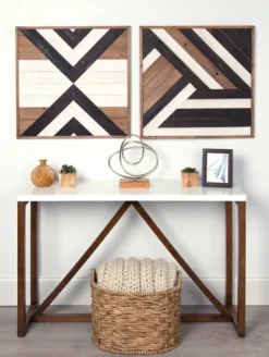 Kirkland's Home Multicolor Ballez Shiplap Wood Wall Plaque- Wall Plaques