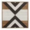 Kirkland's Home Multicolor Baralt Shiplap Wood Wall Plaque- Wall Plaques