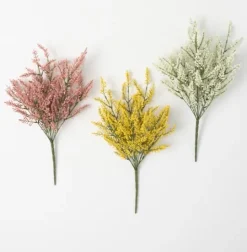 Kirkland's Home Multicolor Berry Bud Bundles, Set Of 3- Stems & Bouquets