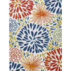 Kirkland's Home Multicolor Burst Indoor/Outdoor Area Rug, 5X8- Outdoor Rugs