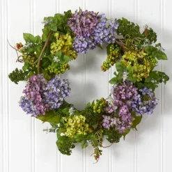 Kirkland's Home Multicolor Hydrangea And Berry Wreath- Wreaths