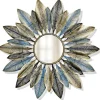 Kirkland's Home Multicolor Iron Petal Sunburst Mirror- Decorative Mirrors