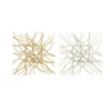 Kirkland's Home Multicolor Metal Abstract Wall Plaques, Set Of 2- Wall Plaques