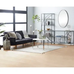 Kirkland's Home Mussel Shell Hexagonal Accent Table- Accent & End Tables