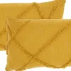 Kirkland's Home Mustard Tufted Diamond Lumbar Pillows, Set Of 2- Pillows
