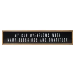 Kirkland's Home My Cup Overflows Wall Plaque- Wall Quotes & Signs