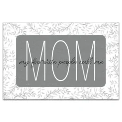 Kirkland's Home My People Call Me Mom Canvas Art Print- Wall Quotes & Signs