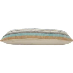 Kirkland's Home Myrtle Tufted Stripes Lumbar Pillow- Pillows