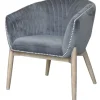 Kirkland's Home Nadia Velvet Club Chair- Accent Chairs