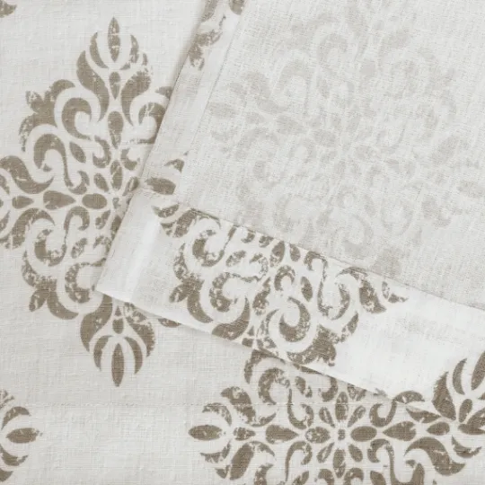 Kirkland's Home Nagano Linen Curtain Panel Set, 96 In.- Curtains & Drapes