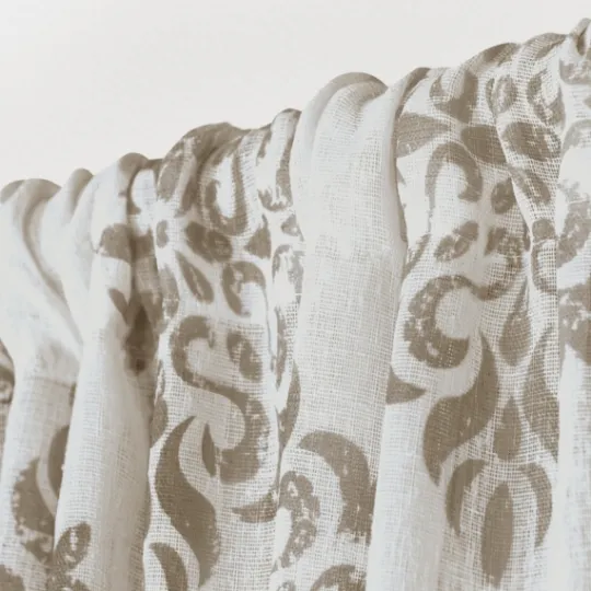Kirkland's Home Nagano Linen Curtain Panel Set, 96 In.- Curtains & Drapes