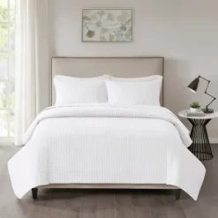 Kirkland's Home Nash 3-Pc. Reversible King Coverlet Set- Bedspreads & Coverlets