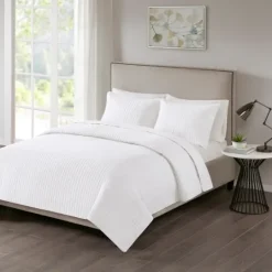 Kirkland's Home Nash 3-Pc. Reversible King Coverlet Set- Bedspreads & Coverlets