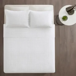 Kirkland's Home Nash 3-Pc. Reversible King Coverlet Set- Bedspreads & Coverlets