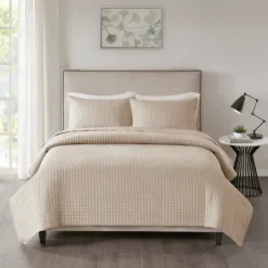 Kirkland's Home Nash 3-Pc. Reversible Queen Coverlet Set- Bedspreads & Coverlets