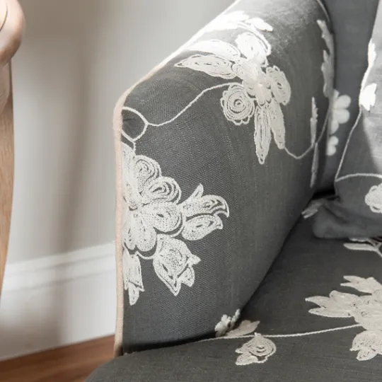 Kirkland's Home Natalie Floral Accent Chair- Accent Chairs
