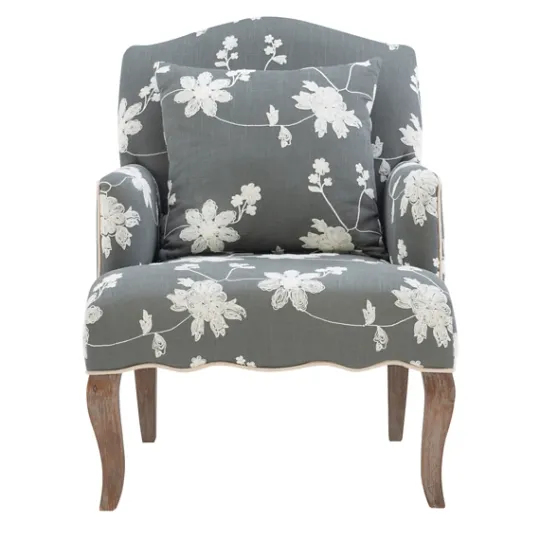 Kirkland's Home Natalie Floral Accent Chair- Accent Chairs