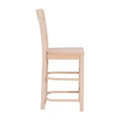 Kirkland's Home Natie Unfinished Counter Stools, Set Of 2- Bar Stools & Counter Height Stools