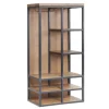 Kirkland's Home Natural Acacia Wood And Metal 5-Shelf Hall Tree- Entryway Furniture