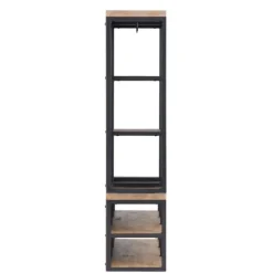 Kirkland's Home Natural Acacia Wood And Metal Hall Tree With Bench- Entryway Furniture