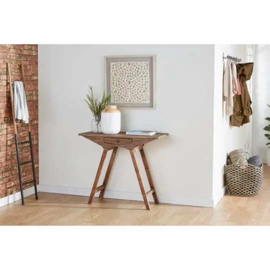 Kirkland's Home Natural And Black Seagrass Diamond Weave Basket- Baskets & Boxes