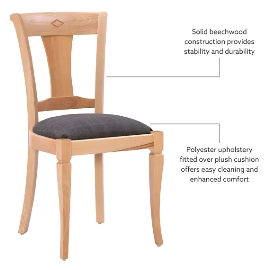 Kirkland's Home Natural And Gray Linen Dining Chairs, Set Of 2- Dining Chairs