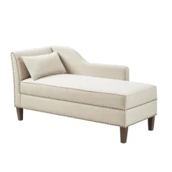 Kirkland's Home Natural Brett Accent Chaise Lounge- Sofas & Loveseats