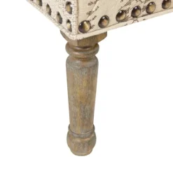 Kirkland's Home Natural Cara Stripe Accent Chair- Accent Chairs
