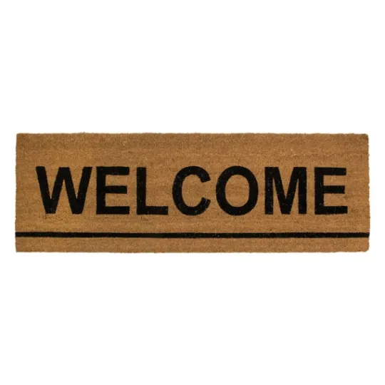 Kirkland's Home Natural Coir Welcome Doormat- Doormats