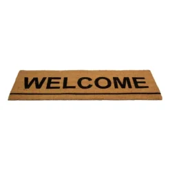 Kirkland's Home Natural Coir Welcome Doormat- Doormats